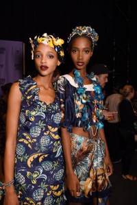 Backstage at Anna Sui RTW Spring 2016