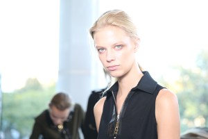 backstage at Anthony Vaccarello RTW Spring 2016