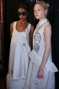 Backstage at Rochas Spring 2016