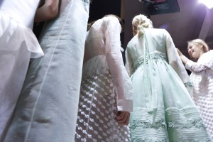 Backstage at Rochas Spring 2016