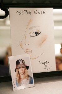 Backstage at BCBG Max Azria RTW Spring 2016