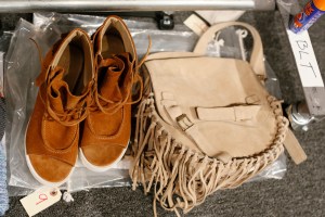 Backstage at BCBG Max Azria RTW Spring 2016