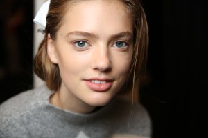 Backstage at Blumarine RTW Spring 2016
