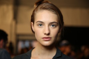 Backstage at Blumarine RTW Spring 2016