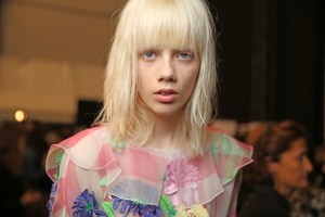 Backstage at Blumarine RTW Spring 2016