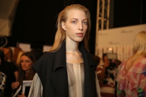 Backstage at Blumarine RTW Spring 2016