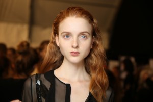 Backstage at Blumarine RTW Spring 2016