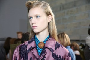 Backstage at Dries Van Noten Spring 2016