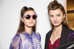 Backstage at Dries Van Noten Spring 2016