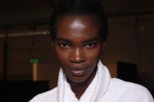 Backstage at Burberry Prorsum Spring 2016