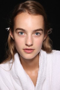 Backstage at Burberry Prorsum Spring 2016