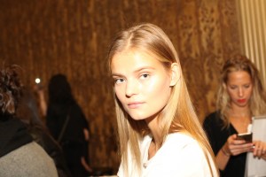 Backstage at Carolina Herrera RTW Spring 2016