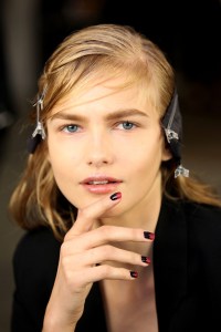 Backstage at Christian Siriano RTW Spring 2016
