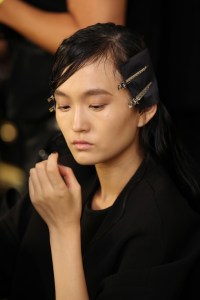 Backstage at Christian Siriano RTW Spring 2016
