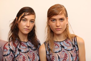 Backstage at Christian Siriano RTW Spring 2016