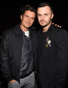Orlando Bloom and Kris Van Assche