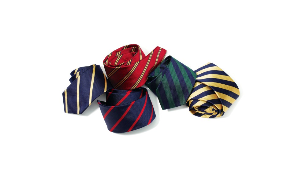 Ties made in Brooks Brothers’ Long Island City factory in Queens, N.Y.