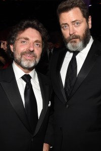 Jeff Richmond and Nick Offerman at the 67th Primetime Emmy Awards Governor's Ball.