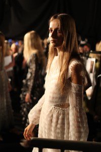 Backstage at Erdem Spring 2016