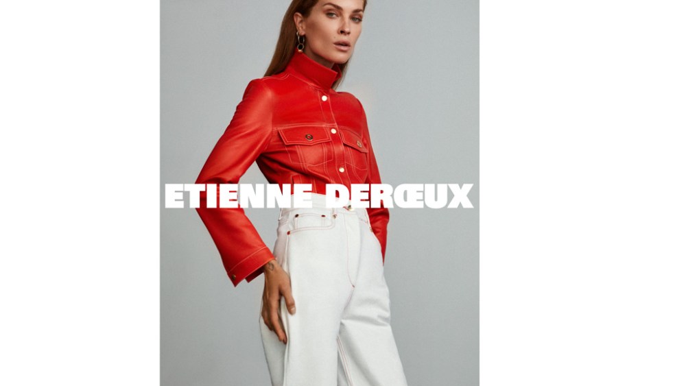 Erin Wasson on Etienne Deroeux spring-summer 2016 campaign
