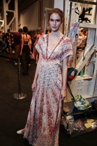 Backstage at Etro Spring 2016