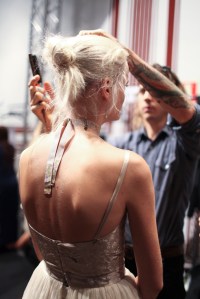 Backstage at Etro Spring 2016