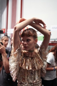 Backstage at Etro Spring 2016