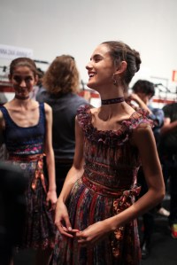 Backstage at Etro Spring 2016
