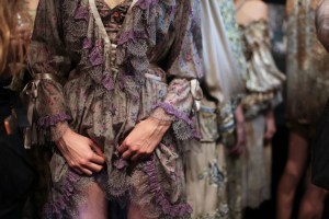 Backstage at Etro Spring 2016