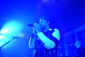 Duran Duran performing.