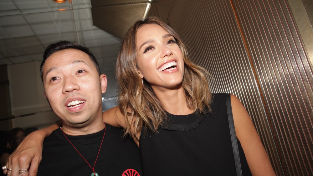 Humberto Leon and Jessica Alba