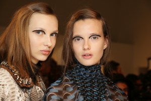 Backstage at Fendi RTW Spring 2016