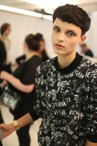 Backstage at Fendi RTW Spring 2016