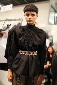 Backstage at Fendi RTW Spring 2016