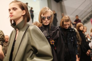 Backstage at Fendi RTW Spring 2016