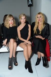 Florrie, Lottie Moss and Paloma Faith Versus Versace Spring 2016 Front Row