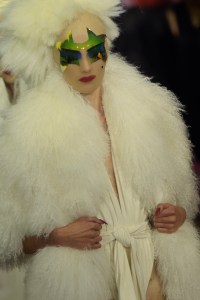 Backstage at Gareth Pugh Spring 2016