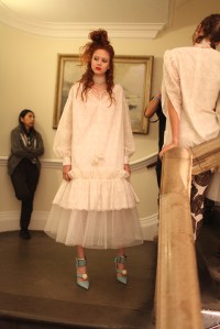 Backstage at Giles Spring 2016