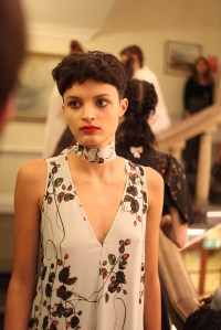 Backstage at Giles Spring 2016