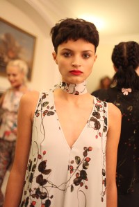 Backstage at Giles Spring 2016