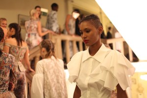 Backstage at Giles Spring 2016