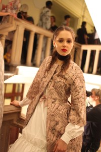Backstage at Giles Spring 2016