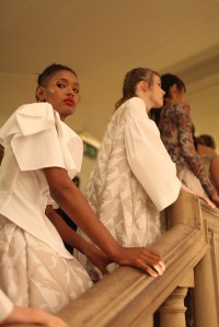 Backstage at Giles Spring 2016