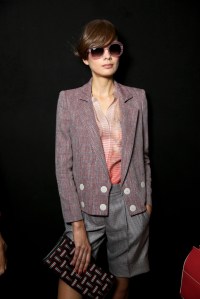 Backstage at Giorgio Armani Spring 2016
