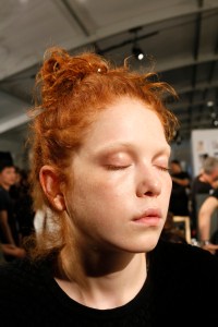 Backstage at Givenchy RTW Spring 2016