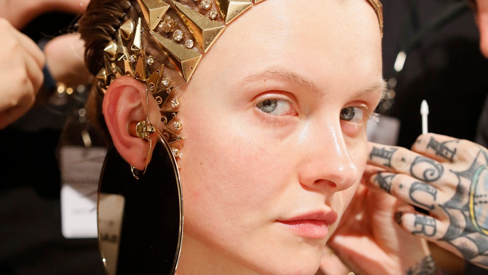 Backstage at Givenchy RTW Spring 2016