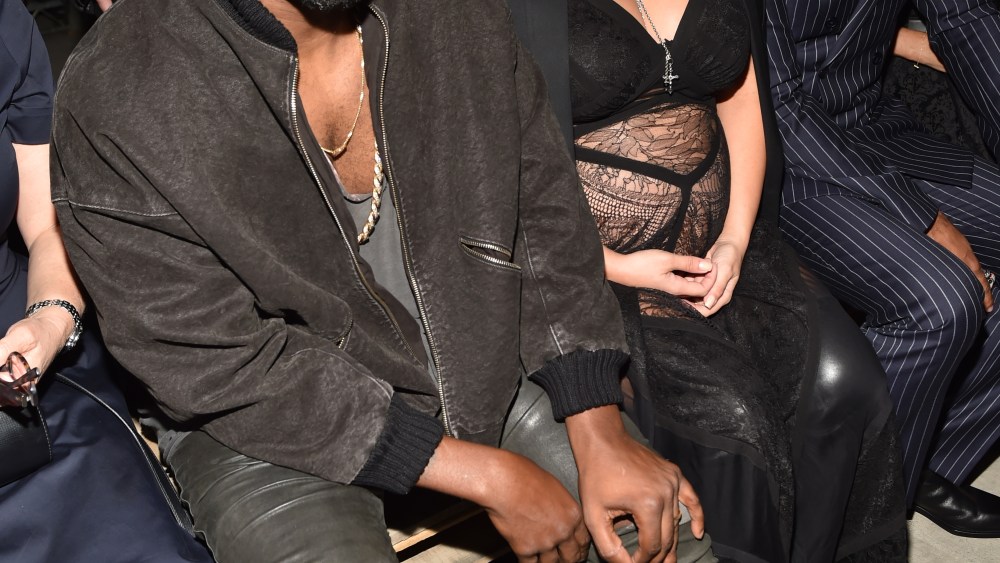 Kanye West and Kim Kardashian