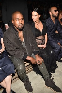 Kanye West and Kim Kardashian