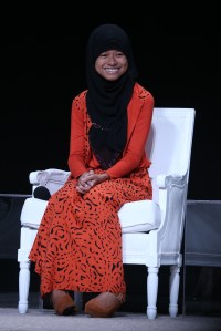 Nurfahada, a girl advocate from Plan International.