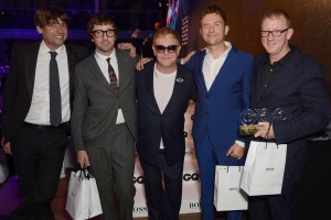 Blur with Sir Elton John